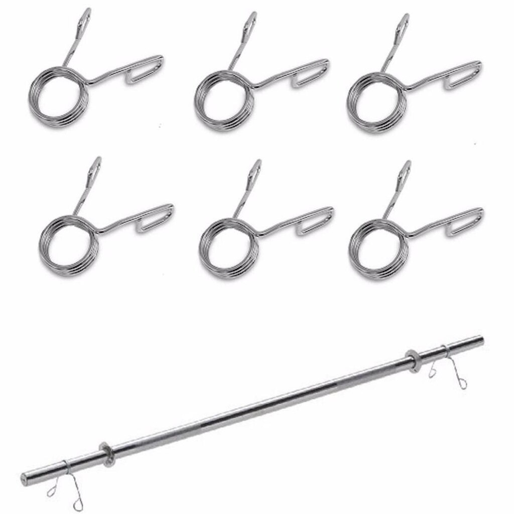 Kit 40 Presilhas para Barra Funcional 3 Voltas 27.50 mm