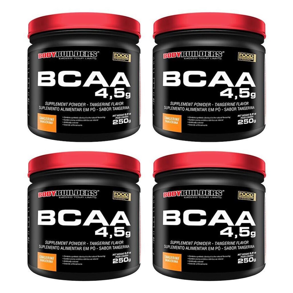 Kit 4x BCAA 250g – Bodybuilders