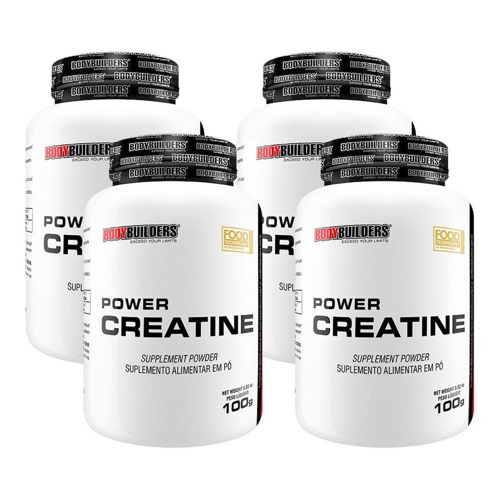 Kit 4x Creatina 100g - Bodybuilders