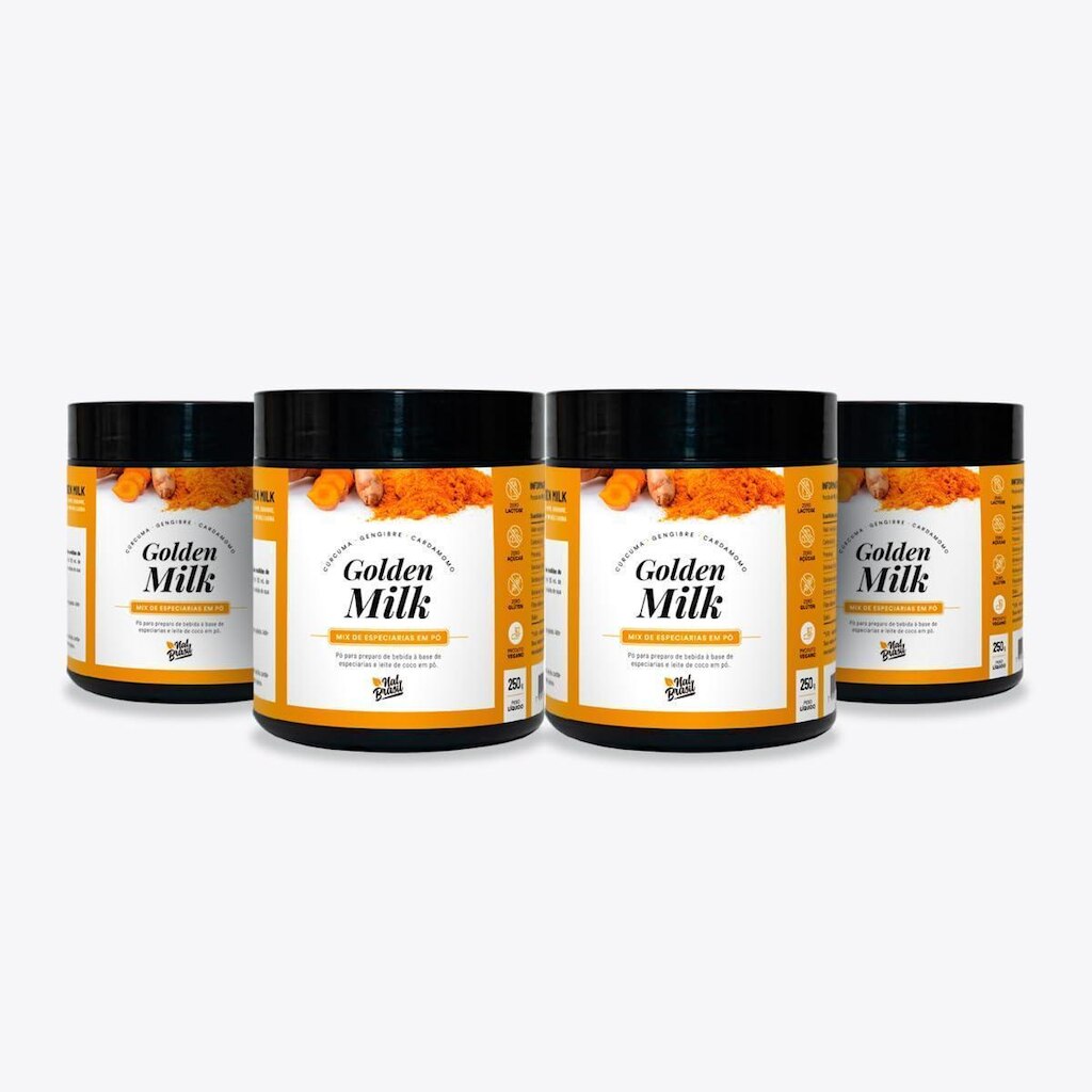 Kit 4x - Golden Milk - 250g - Omix