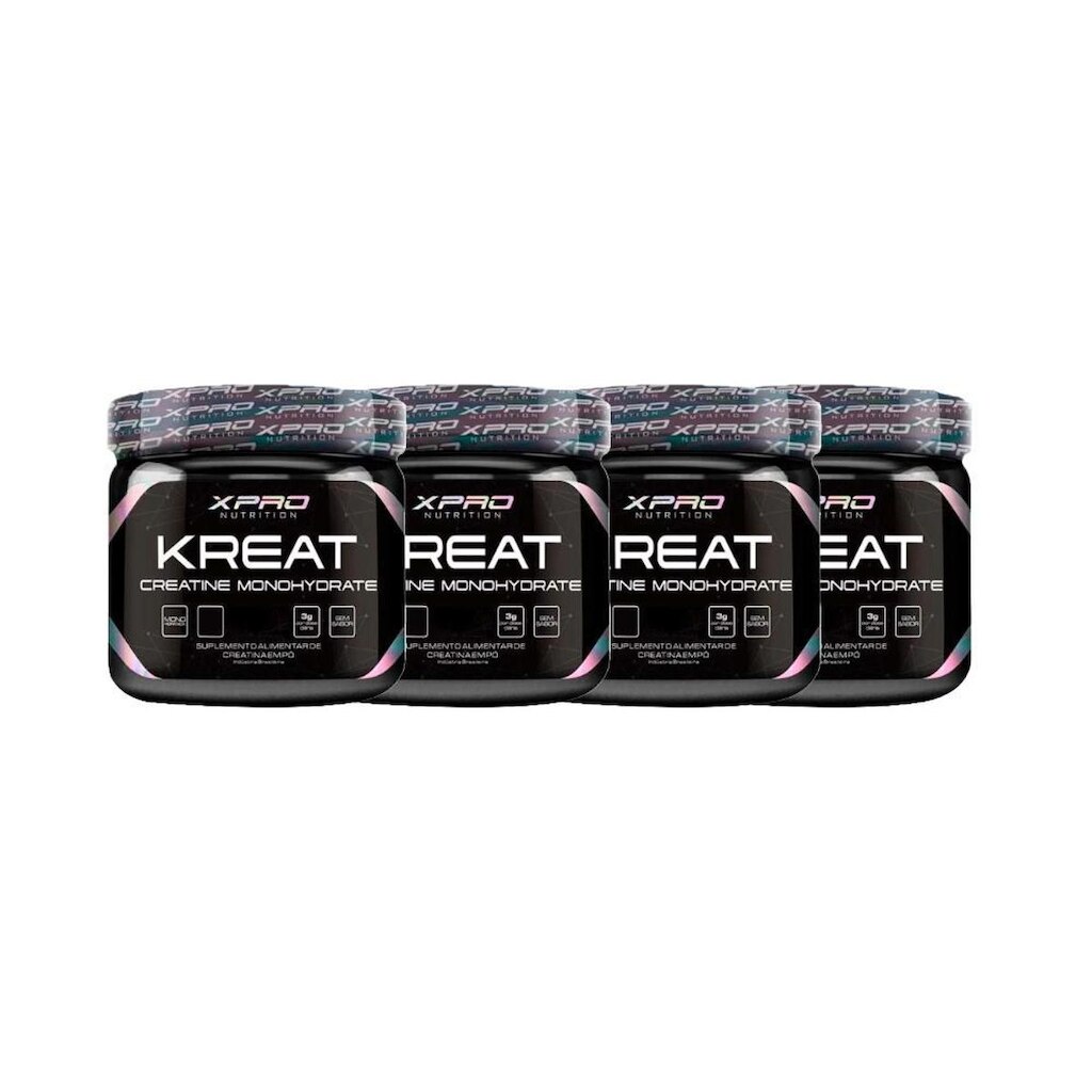 Kit 4x Kreat Creatina 300g - Xpro Nutrition