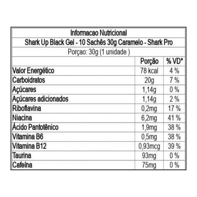 Kit 4x Shark Up Black Gel Caramelo 10 Un - Shark Pro