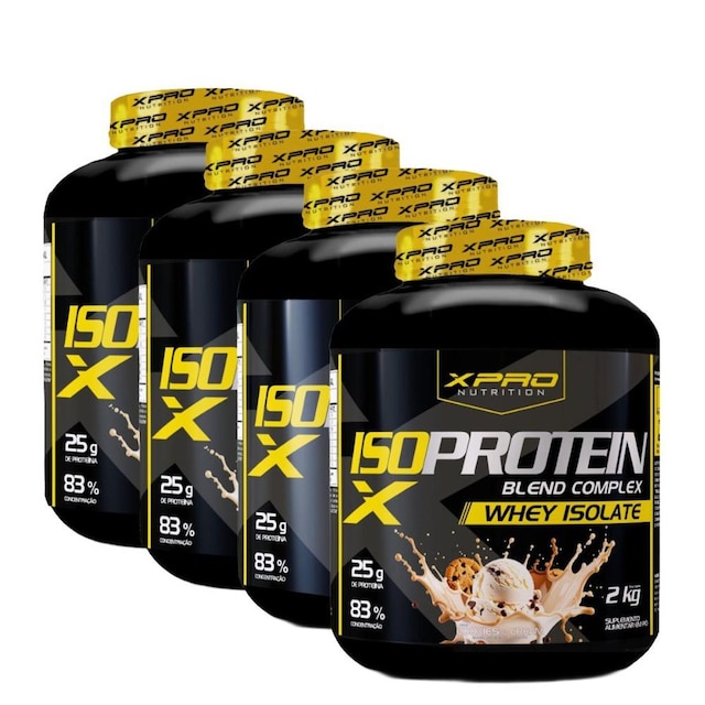 Kit 4x Whey Isso Blend CompleX Protein  2Kg - XPRO