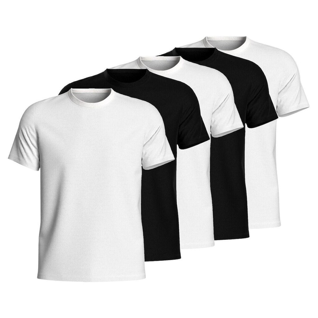 Kit 5 Camisetas Masculina Lisa Algodão Manga Curta Básica Casual