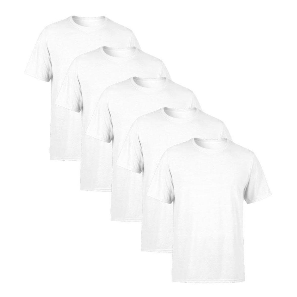 Kit 5 Camisetas Masculina Lisa Premium 100% Algodão é boa?