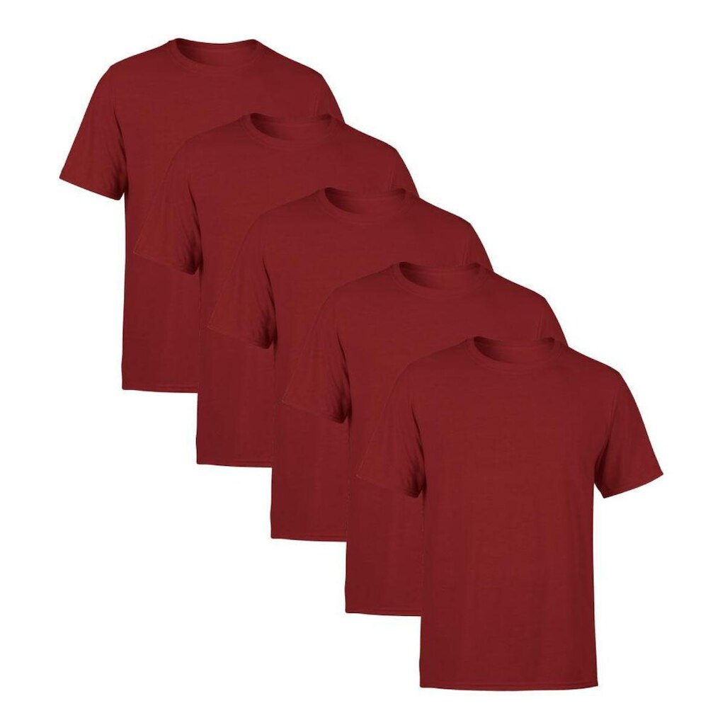 Kit 5 Camisetas Masculina Lisa Premium 100% Algodão