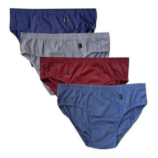 Kit 5 Cuecas Adulta Normal Slip Sem Elástico 100% Algodão Sortida - Cuecas Masculina - QUERO P - Sortido é ruim? Kit 5 Cuecas Adulta Normal Slip Sem Elástico 100% Algodão Sortida - Cuecas Masculina - QUERO P - Sortido é boa?