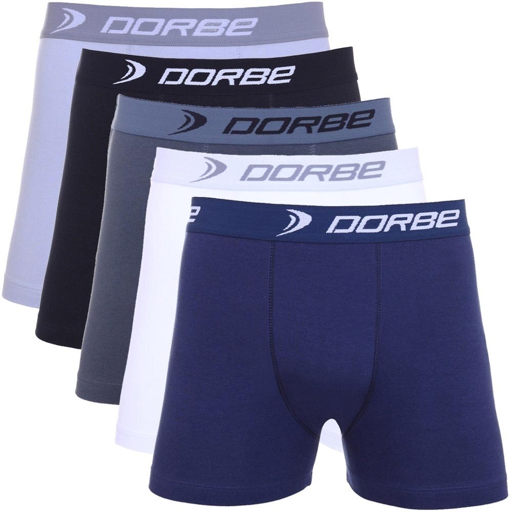 Kit 5 Cuecas Boxer Dorbe
