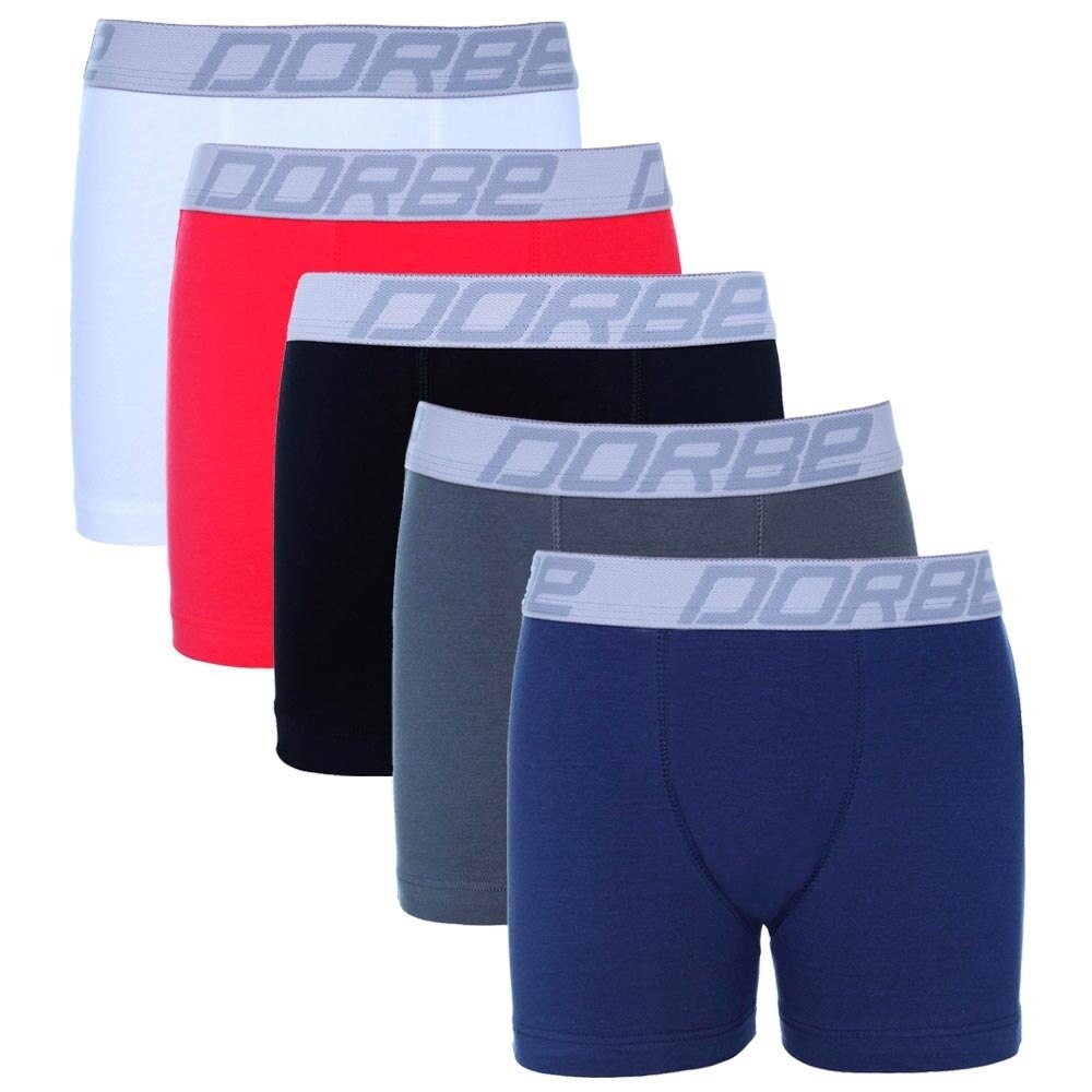 Kit 5 Cuecas Boxer Infantil Dorbe