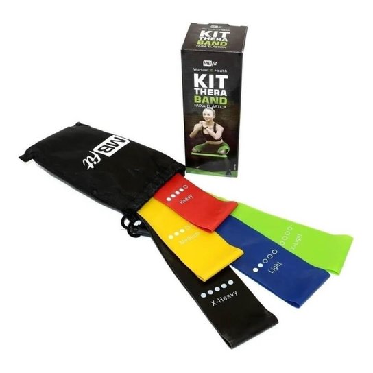 Kit 5 Mini Bands Funcional Faixa Elástica Thera Band MBFit - Preto+verde é ruim? Kit 5 Mini Bands Funcional Faixa Elástica Thera Band MBFit - Preto+verde é boa?