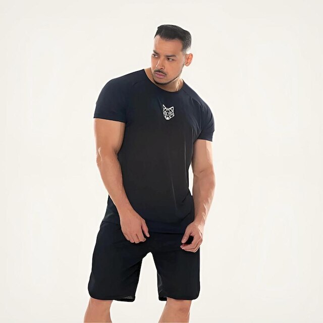Kit 5 Peças Dry 3 Camisetas e 2 Bermudas Alpha
