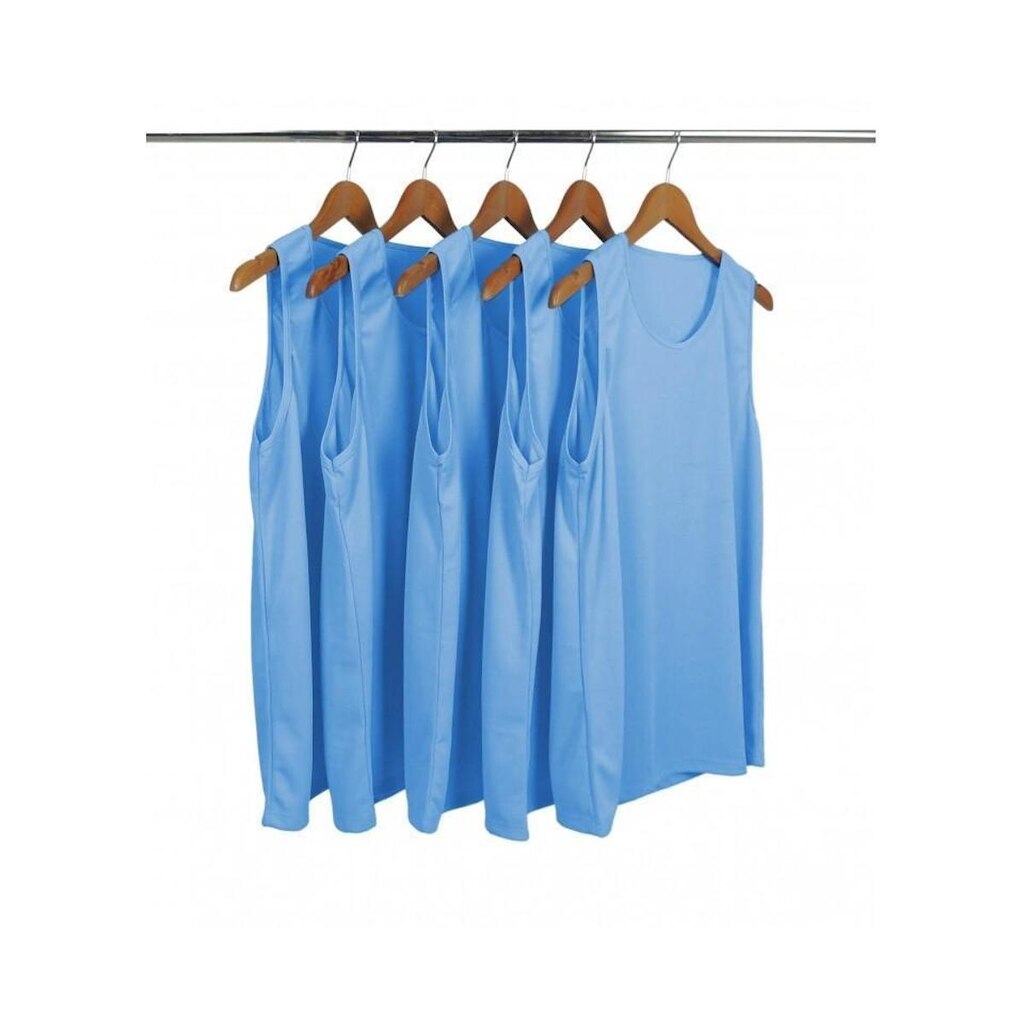 Kit 5 Regatas Dry Masculinas Academia Treino