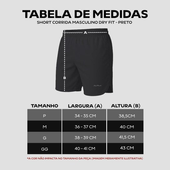 Kit 5 Shorts de Corrida Dry Alpha