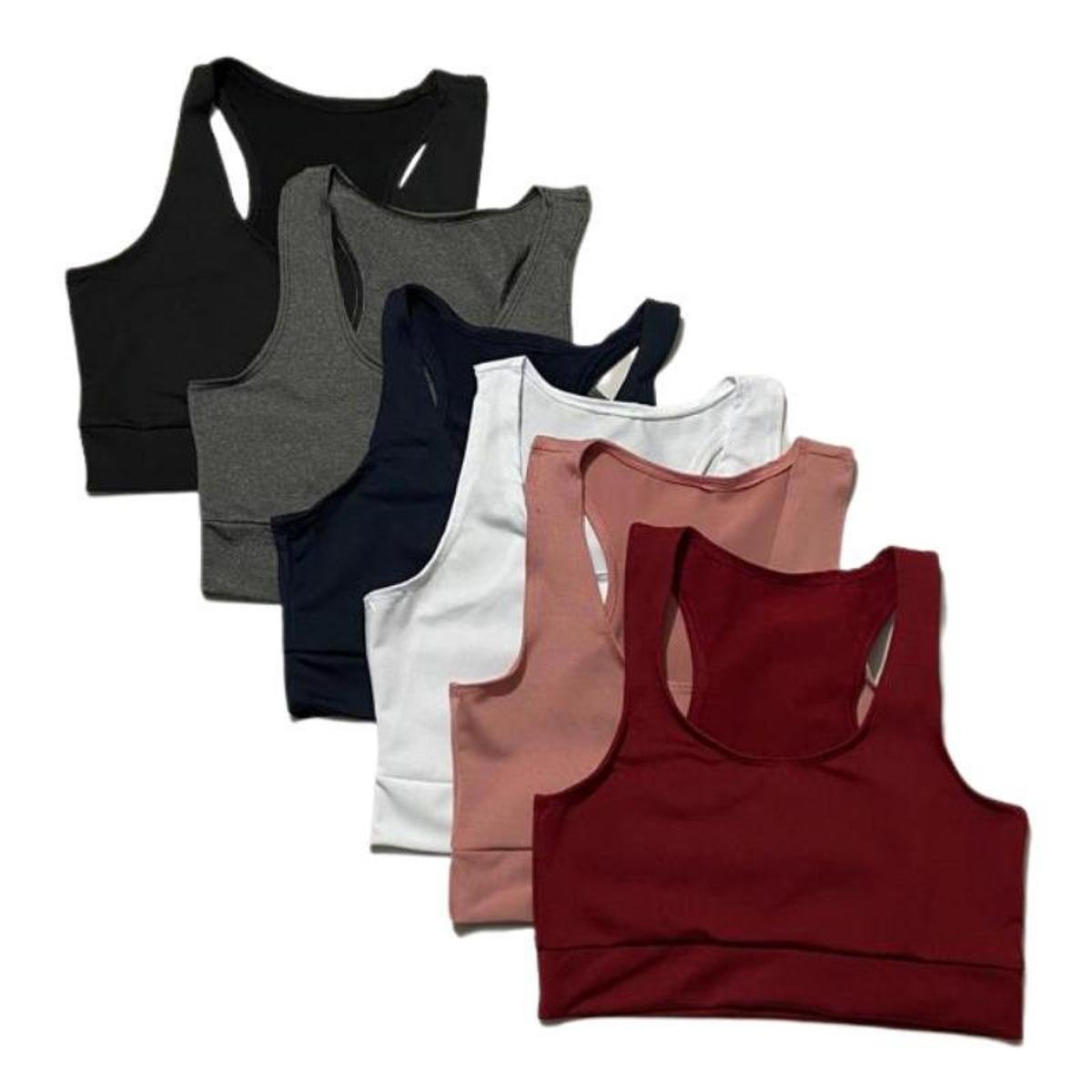 Kit 5 Top Esportivo Nadador em Suplex Academia Musculação Fitness é ruim? Kit 5 Top Esportivo Nadador em Suplex Academia Musculação Fitness é boa?