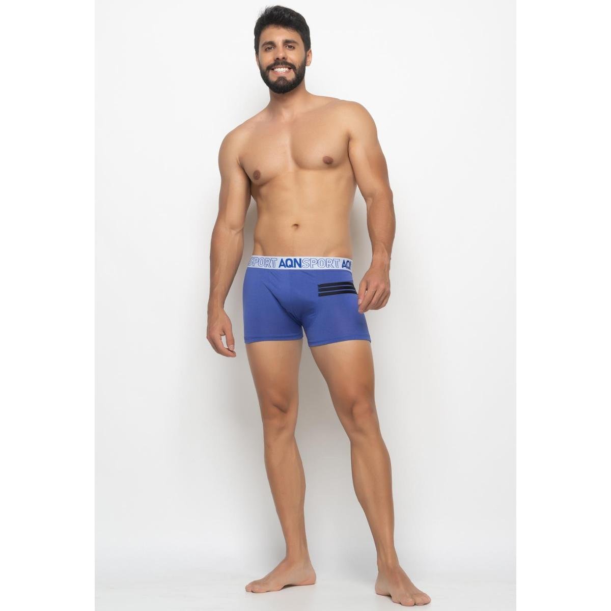 Kit 5 Unidades Cueca Box Wilian Aquino Sport Adulto Menor preço em Kit 5 Unidades Cueca Box Wilian Aquino Sport Adulto