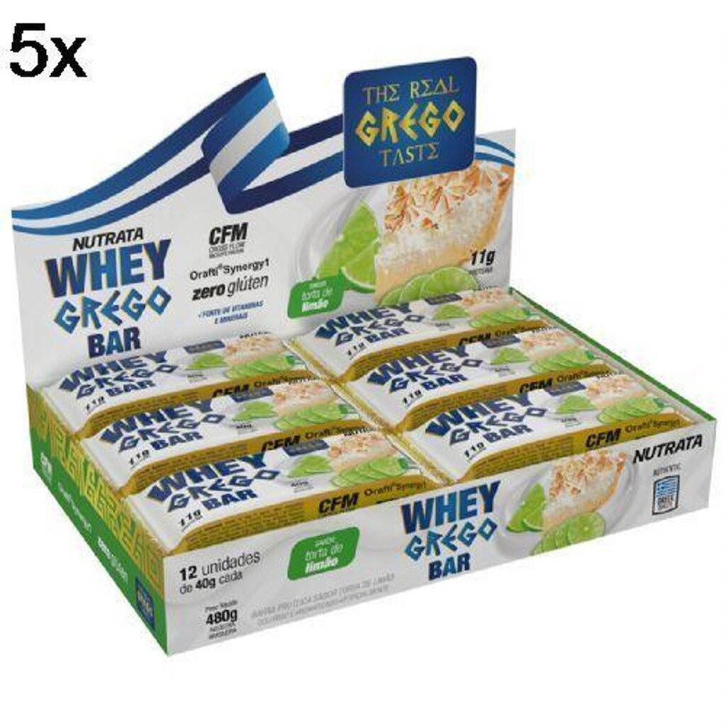 Kit 5X Barra  12 Unidades de 40g Nutrata