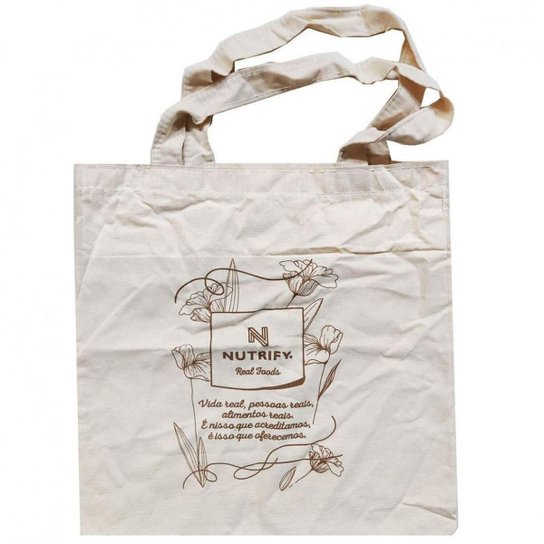 Kit 5X Ecobag Algodão - Nutrify