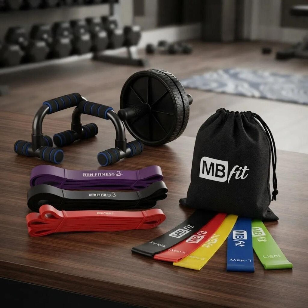 Kit 5x Elastico Theraband+ 3x Superband Leve/Moderado/Pesado