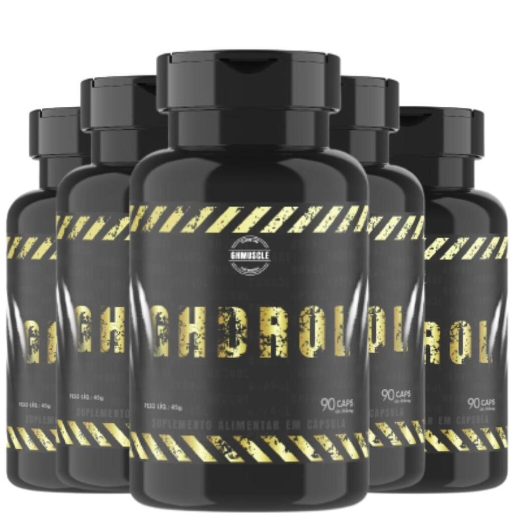 Kit 5x Ghdrol Original Laboratório Ghmuscle