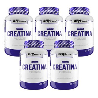 KIT 5x PREMIUM Creatina 100g - BRN Foods