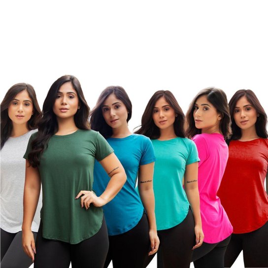 Kit 6 Blusas Femininas Tapa Bumbum Sobre Legging Vest Leg - Sortido Menor preço em Kit 6 Blusas Femininas Tapa Bumbum Sobre Legging Vest Leg - Sortido
