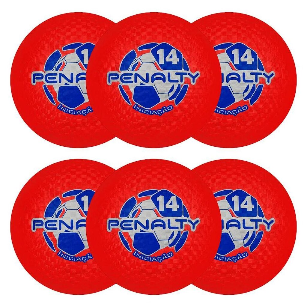 Kit 6 Bolas Borracha Penalty T14 Xxi