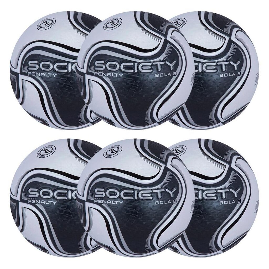 Kit 6 Bolas Society Penalty 8 X