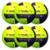 Kit 6 Bolas Vôlei Penalty Vp 5000 X Oficial - Amarelo+Roxo