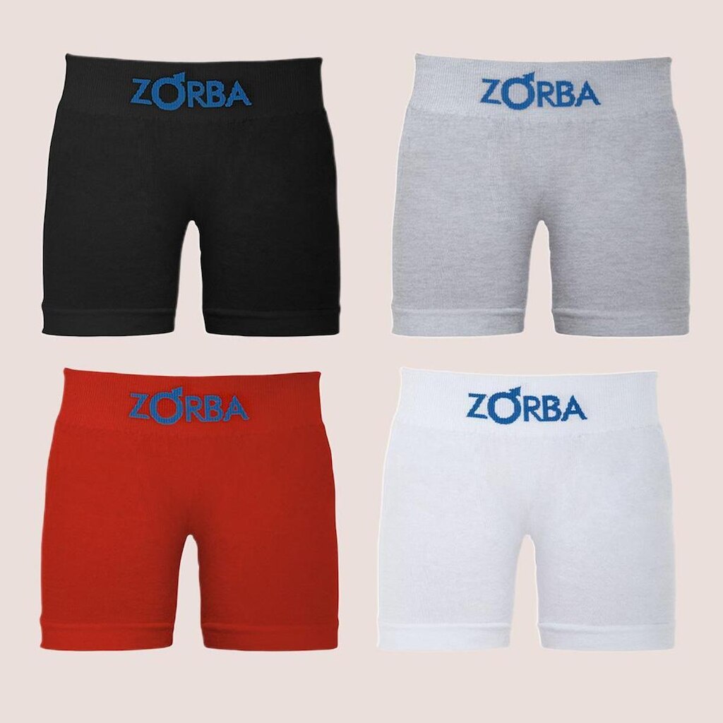 Kit 6 Cueca Boxer Infantil Algodão Sem Costura Co