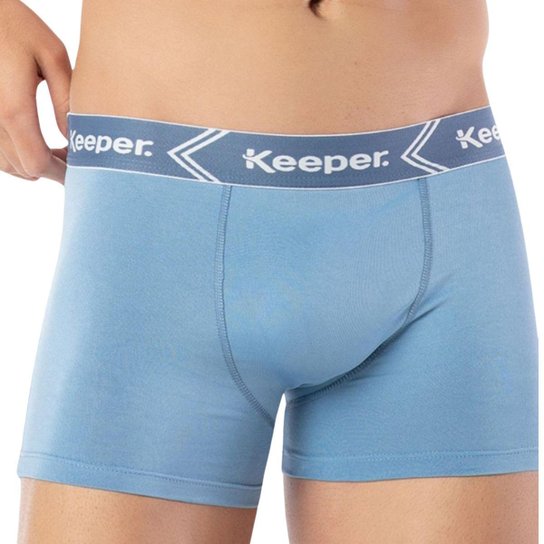 Kit 6 Cueca Boxer Microfibra Resistente Confortável Keeper