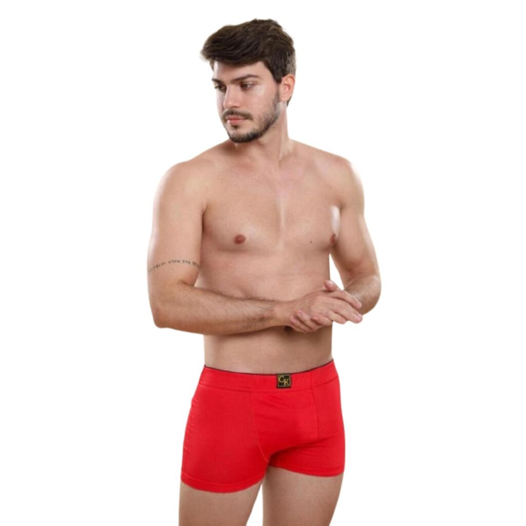 Kit 6 Cuecas Boxer Microfibra Adulto