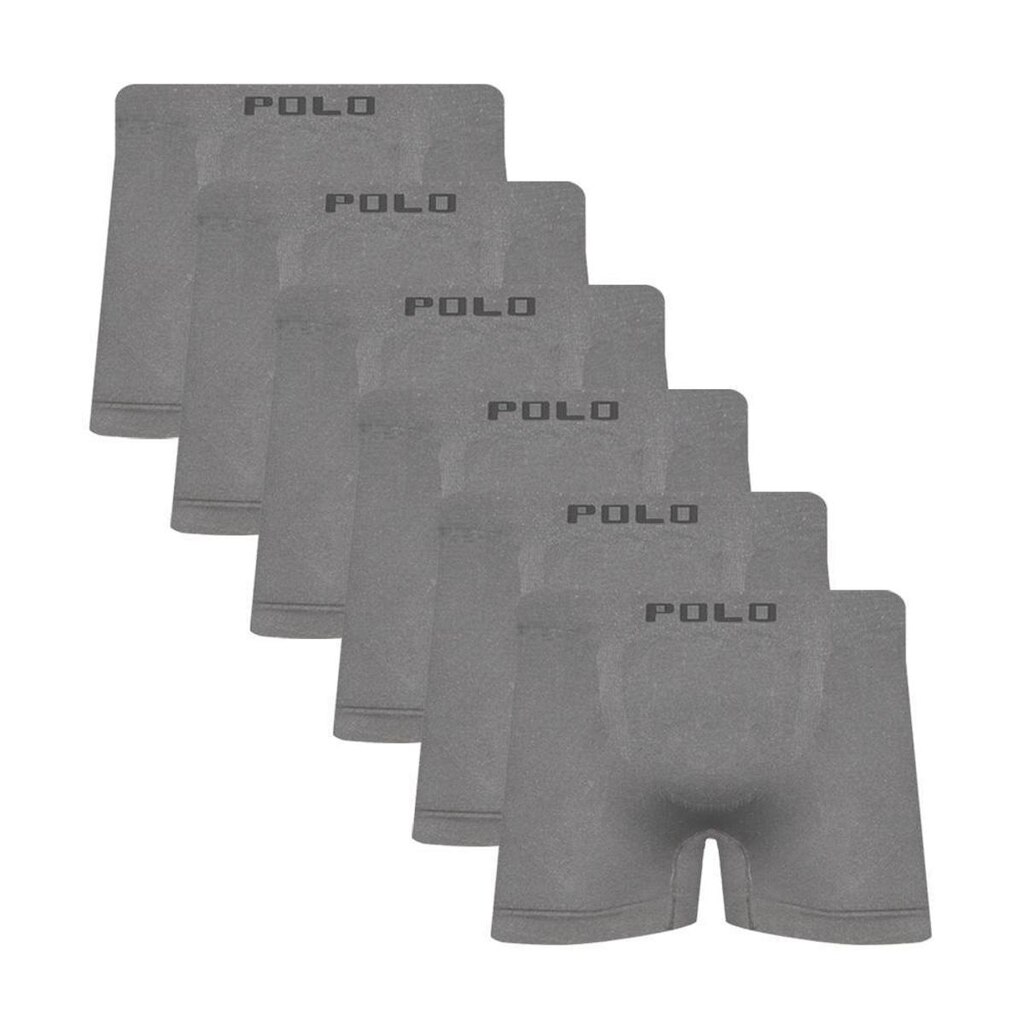 Kit 6 Cuecas Polo Boxer Microfibra - QLC SPORT