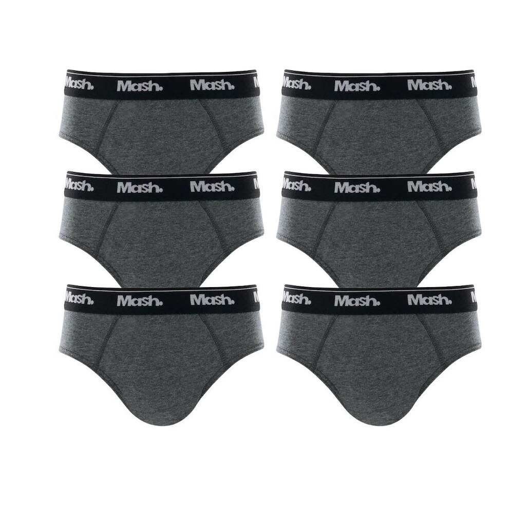Kit 6 Cuecas Slip Infantil Mash 015.20