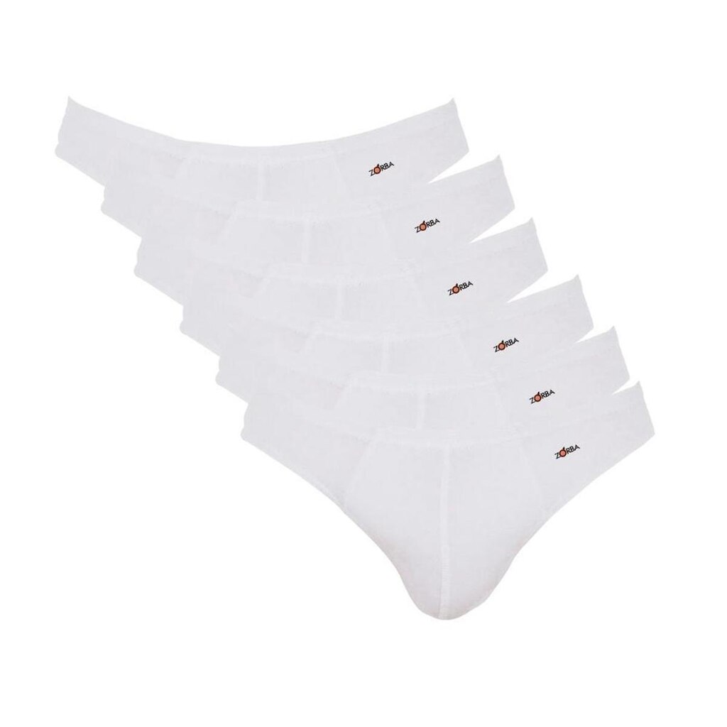 Kit 6 Cuecas Slip Light Zorba Algodão Original 772