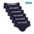 Kit 6 Cuecas Slip Microfibra Dorbe Plus Size - Preto