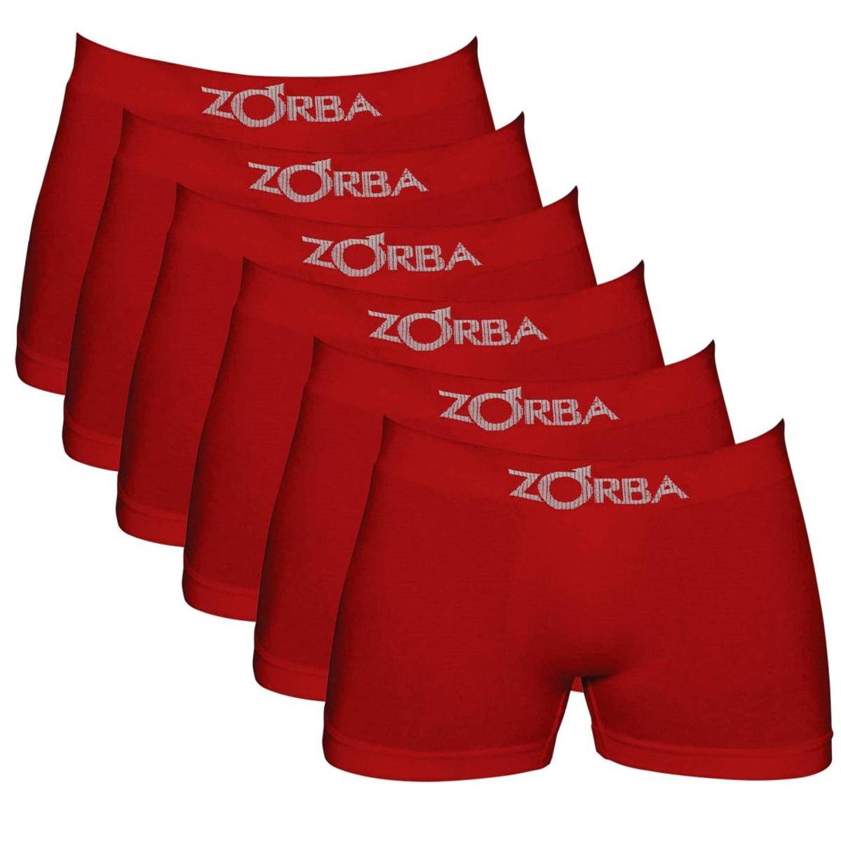 Kit 6 Cuecas Zorba Boxer sem Costura Algodão 781 Pto/Mho/Mes - GG Menor preço em Kit 6 Cuecas Zorba Boxer sem Costura Algodão 781 Pto/Mho/Mes - GG