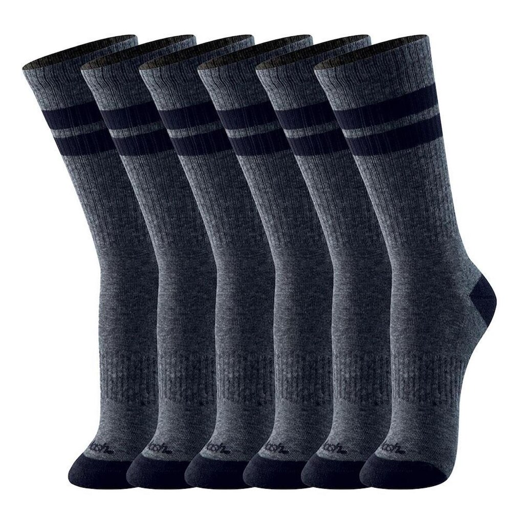 Kit 6 Meias Mash Esportiva Cano Longo Masculina 211.08
