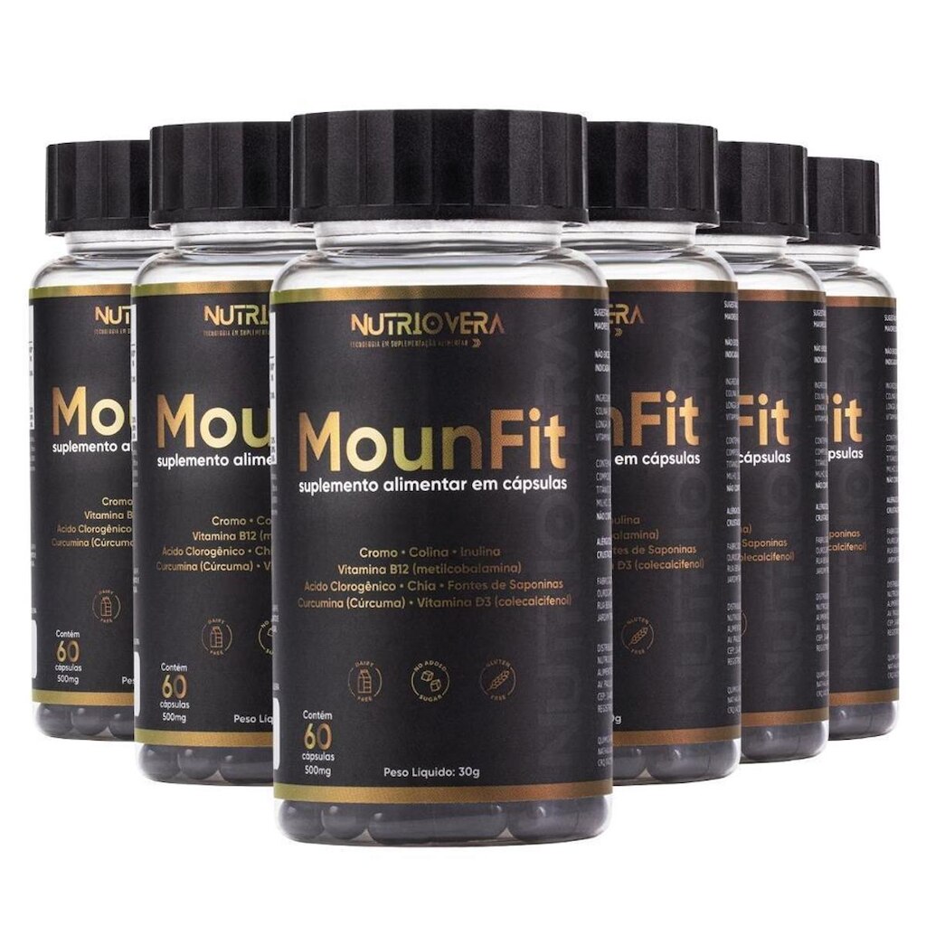Kit 6 MounFit Suplemento Alimentar