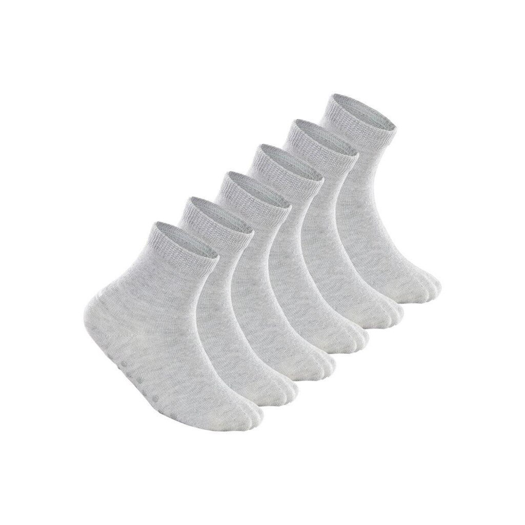 Kit 6 Pares de Meias Bebê Antiderrapante Lupo 2041-032 Rosa