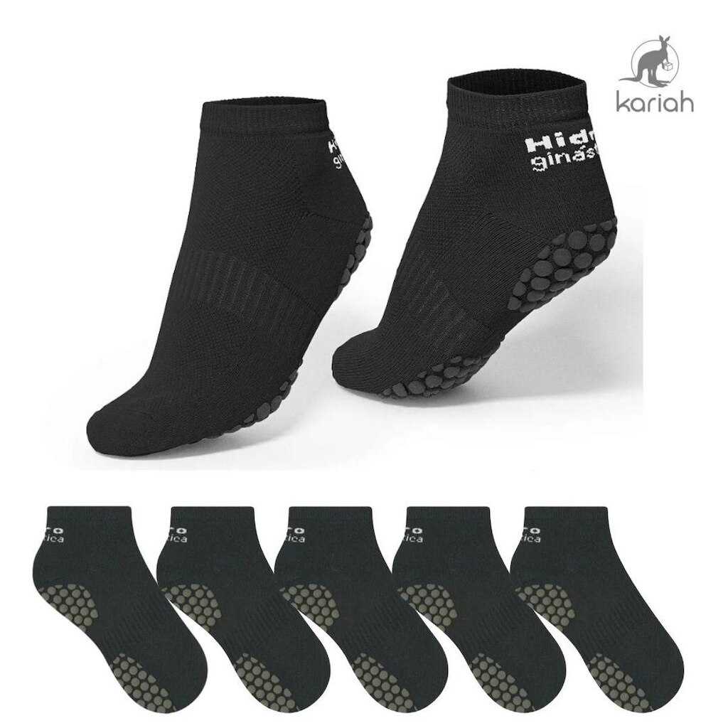 Kit 6 pares de meias Hidro Pilates Antiderrapante Selene 4010