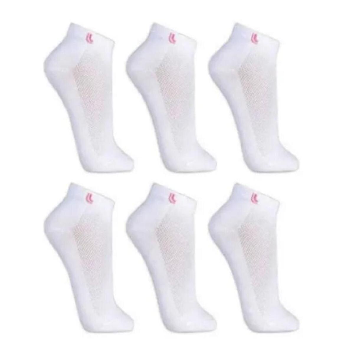 Kit 6 Pares De Meias Lupo Cano Curto Sport Algodão Feminino Menor preço em Kit 6 Pares De Meias Lupo Cano Curto Sport Algodão Feminino
