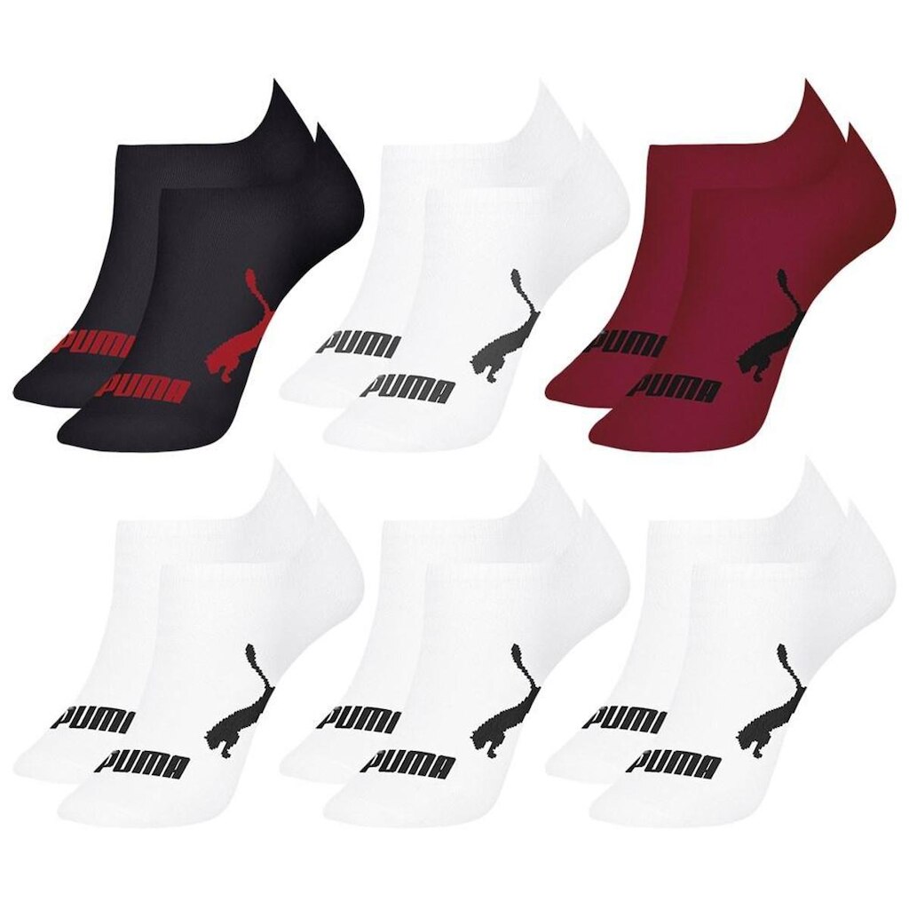 Kit 6 Pares de Meias Puma Sapatilha Invisível Esp