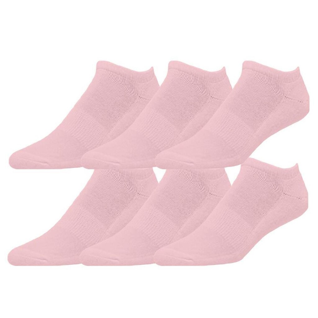 Kit 6 Pares de Meias Soquete Invisível 36 ao 40