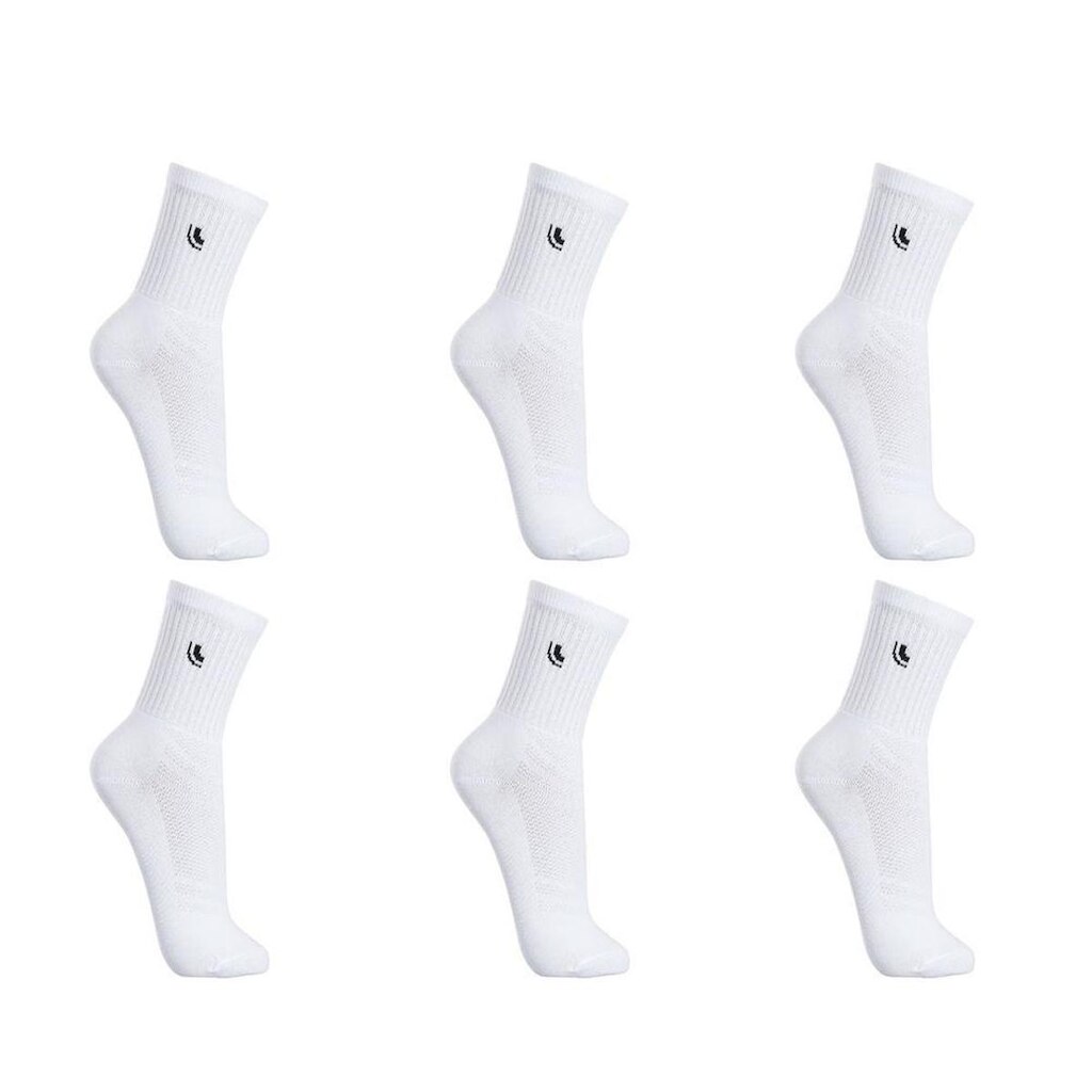 Kit 6 Pares Meia Lupo Cano Médio Esporte