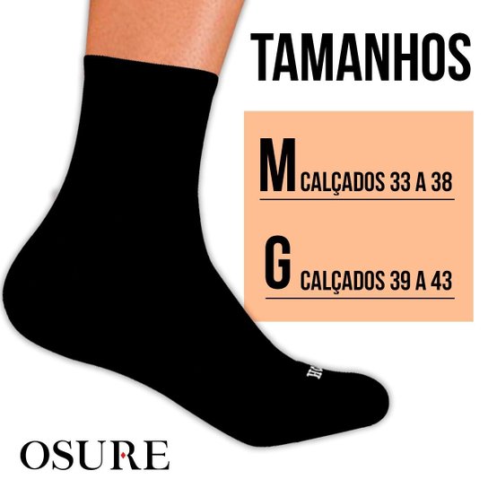 Kit 6 Pares Meias Cano Médio Alto Sport Em Algodão Confortável Meia Sport Feminina Masculina Atacado