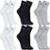Kit 6 Pares Meias Lupo Masculina Algodão Meia Cano Médio Atacado Academia Esportiva - Colorido