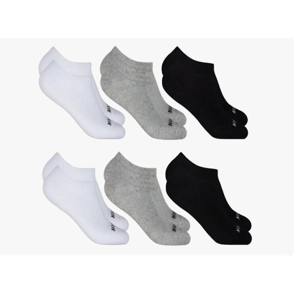 Kit 6 Pares Meias Soquete Algodão Hoahi Cano Curto