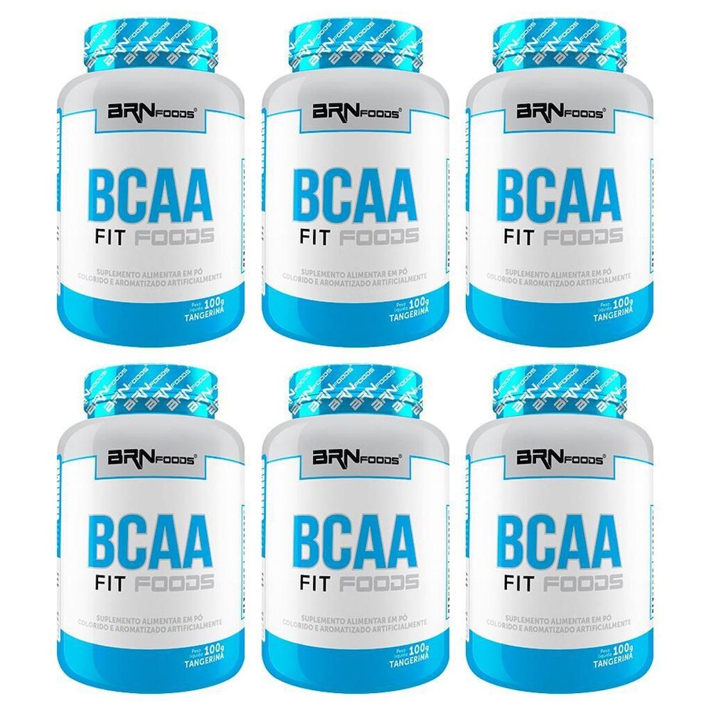 Kit 6x BCAA 100g - BRN Foods