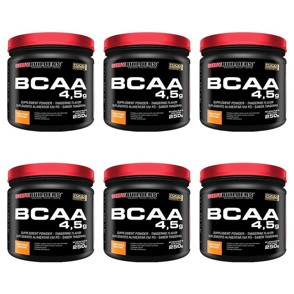 Kit 6x BCAA 250g – Bodybuilders