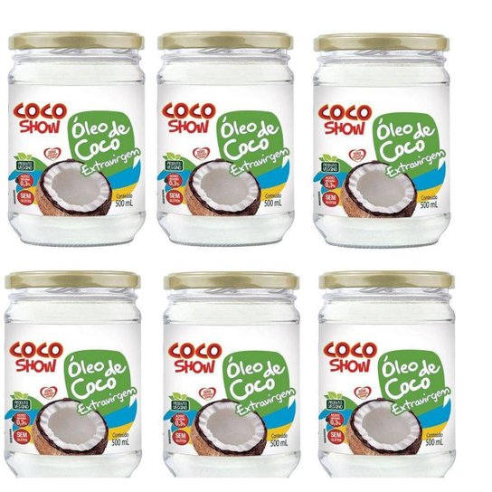 Kit 6X Óleo De Coco Extravirgem Coco Show 6X 200Ml Copra é ruim? Kit 6X Óleo De Coco Extravirgem Coco Show 6X 200Ml Copra é boa?